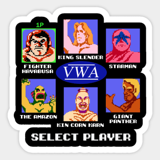 Pro Wrestling NES Sticker